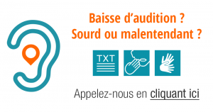 Lien qui permet à la personne sourde ou malentendante de contacter un opérateur Acceo afin d’être mis en relation avec nos services.